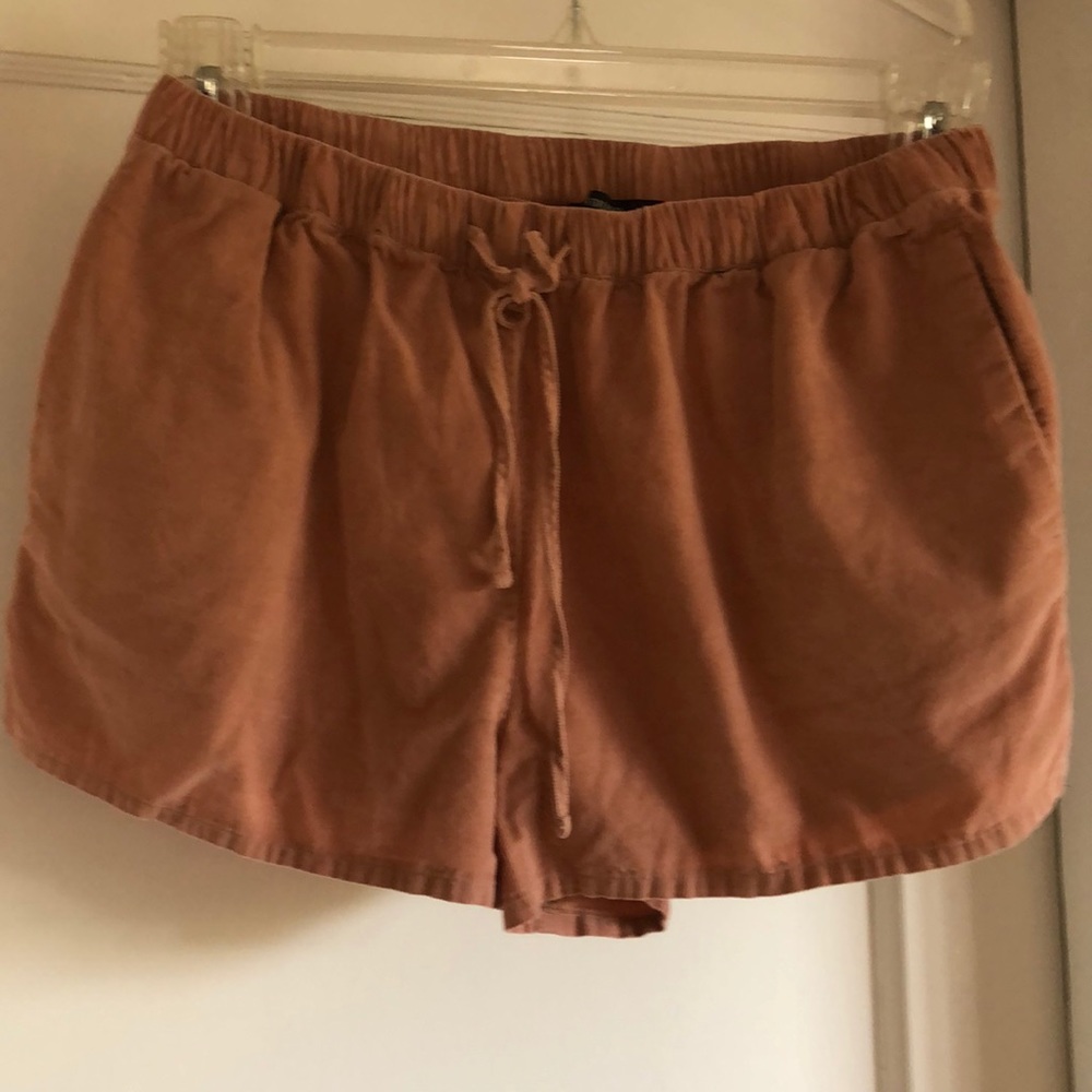 Rose Corduroy Shorts